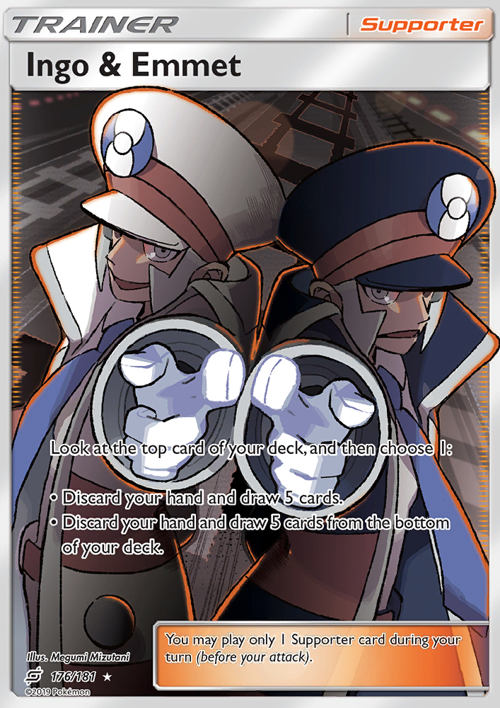 Ingo & Emmet - Pokémon TCG Card