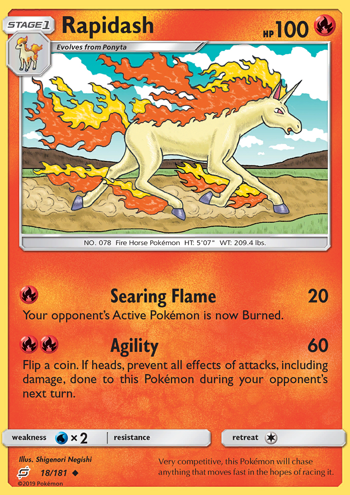 Rapidash - Pokémon TCG Card