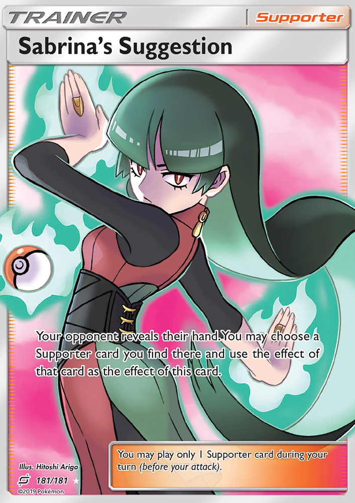 Sabrina’s Suggestion - Pokémon TCG Card