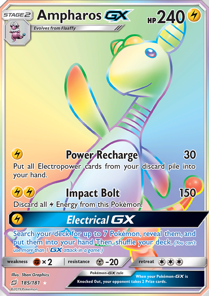 Ampharos GX - Pokémon TCG Card