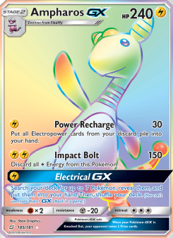 Ampharos GX - pokemon TCG Card