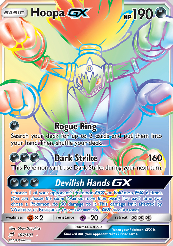 Hoopa GX - Pokémon TCG Card