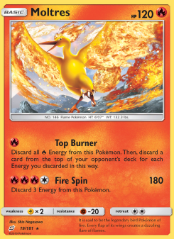 Moltres - pokemon TCG Card