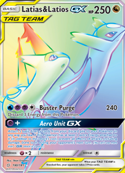 Latias & Latios GX - pokemon TCG Card