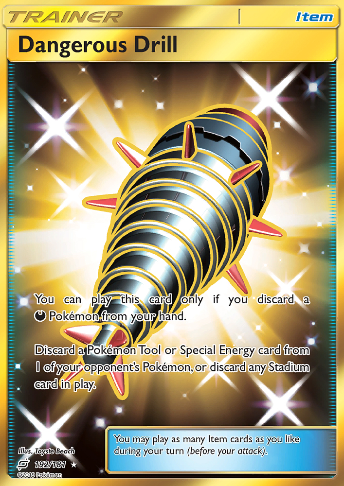 Dangerous Drill - Pokémon TCG Card
