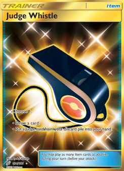 Judge Whistle - pokemon TCG Card