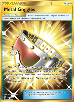 Metal Goggles - pokemon TCG Card