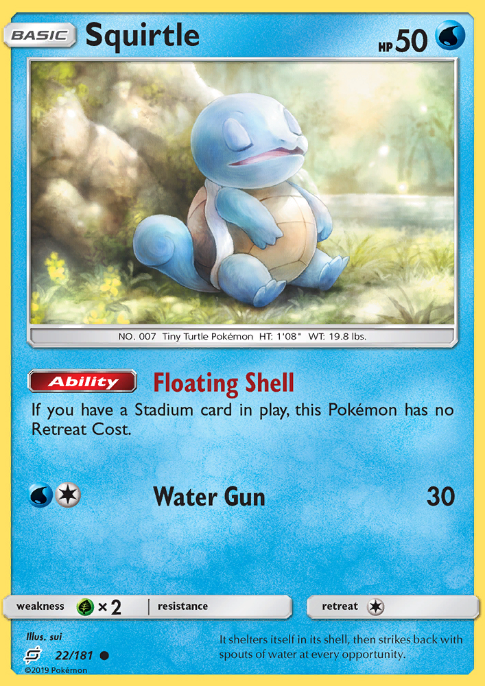 Squirtle - Pokémon TCG Card