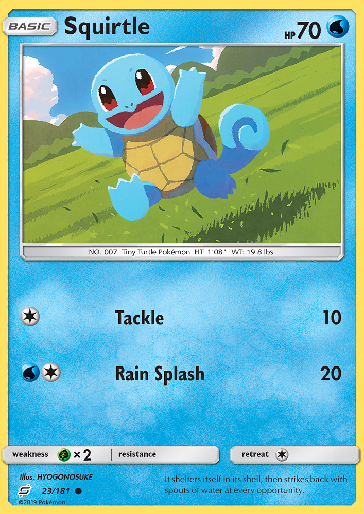 Squirtle - Pokémon TCG Card
