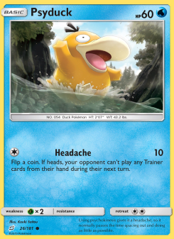Psyduck - pokemon TCG Card