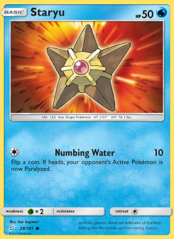 Staryu - pokemon TCG Card