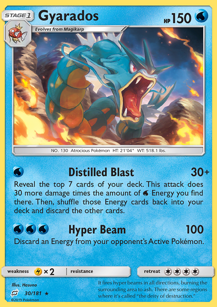 Gyarados - Pokémon TCG Card