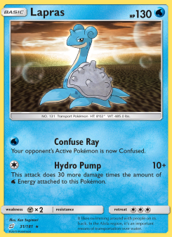 Lapras - pokemon TCG Card