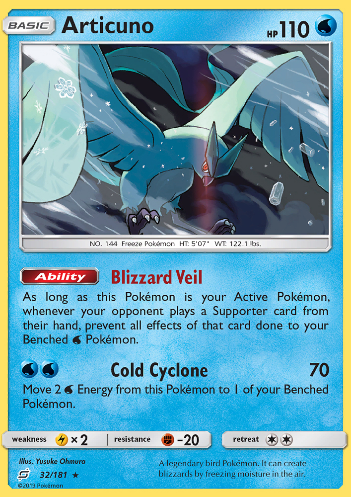 Articuno - Pokémon TCG Card