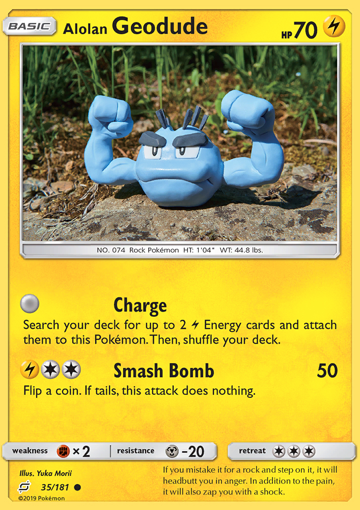 Alolan Geodude - Pokémon TCG Card