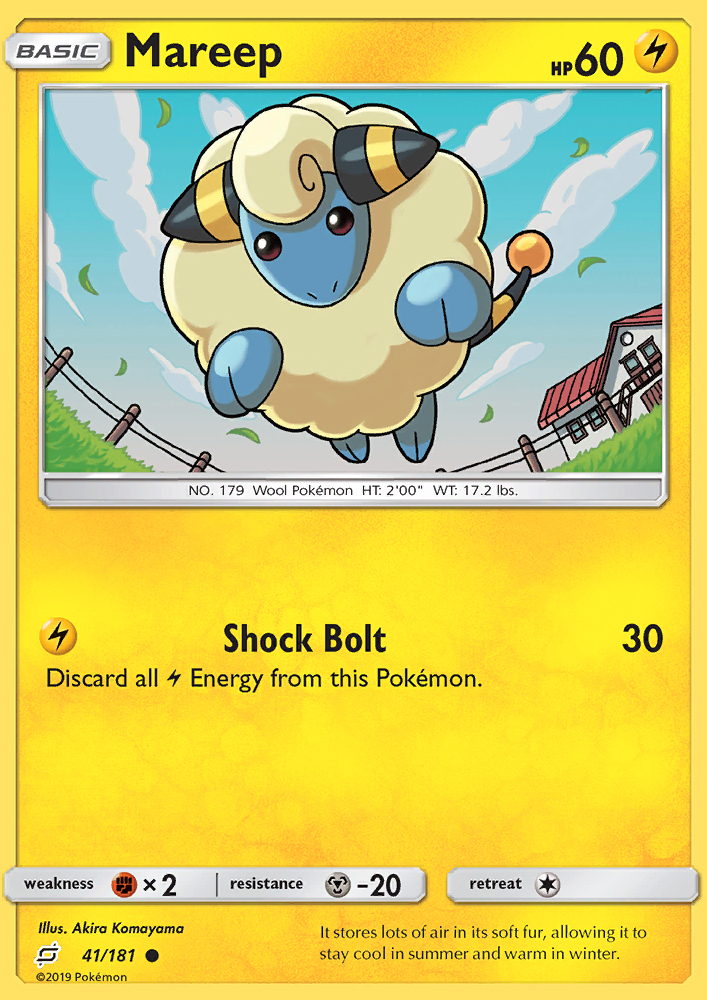 Mareep - Pokémon TCG Card