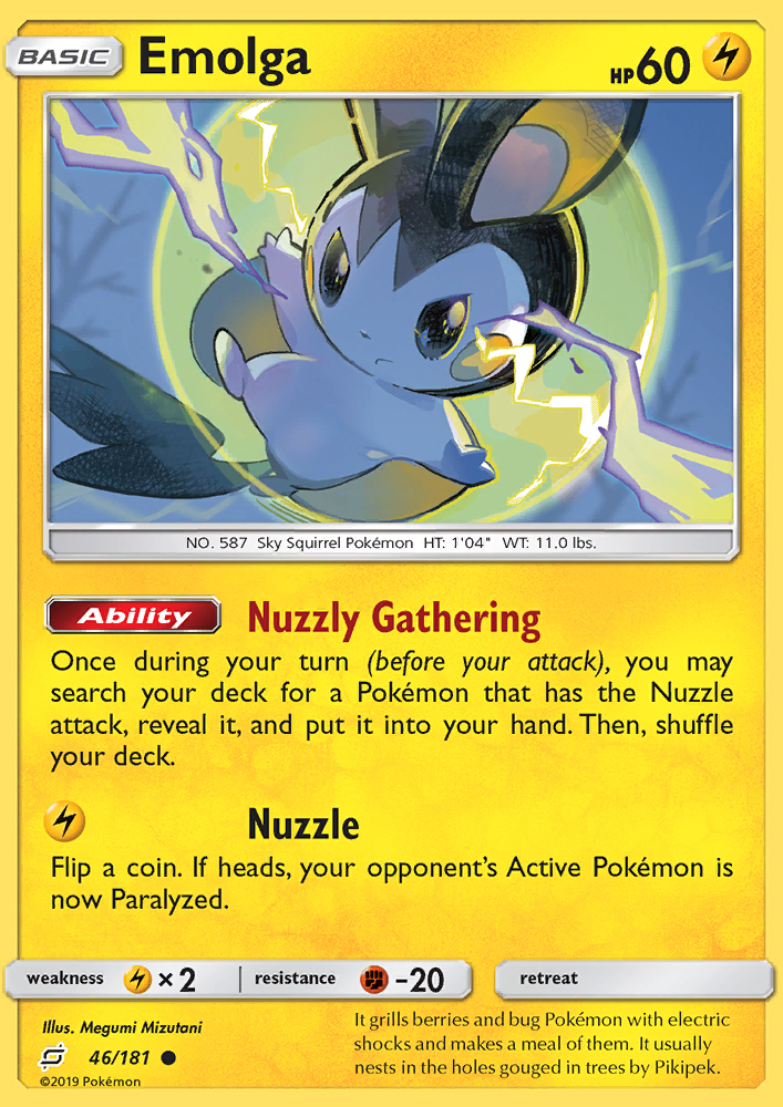 Emolga - Pokémon TCG Card
