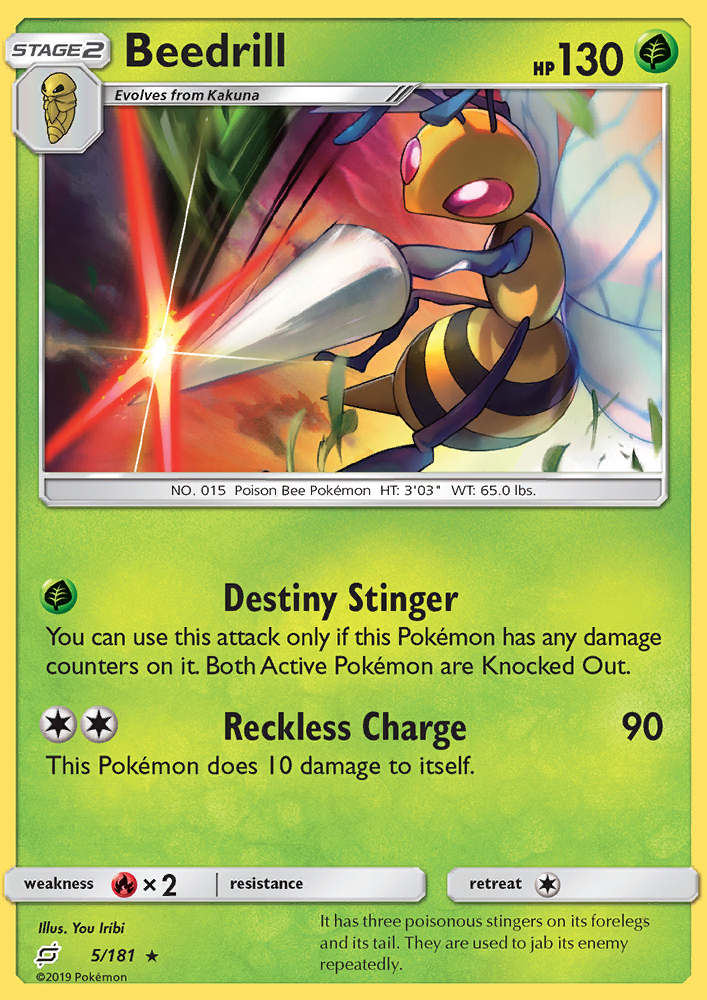 Beedrill - Pokémon TCG Card