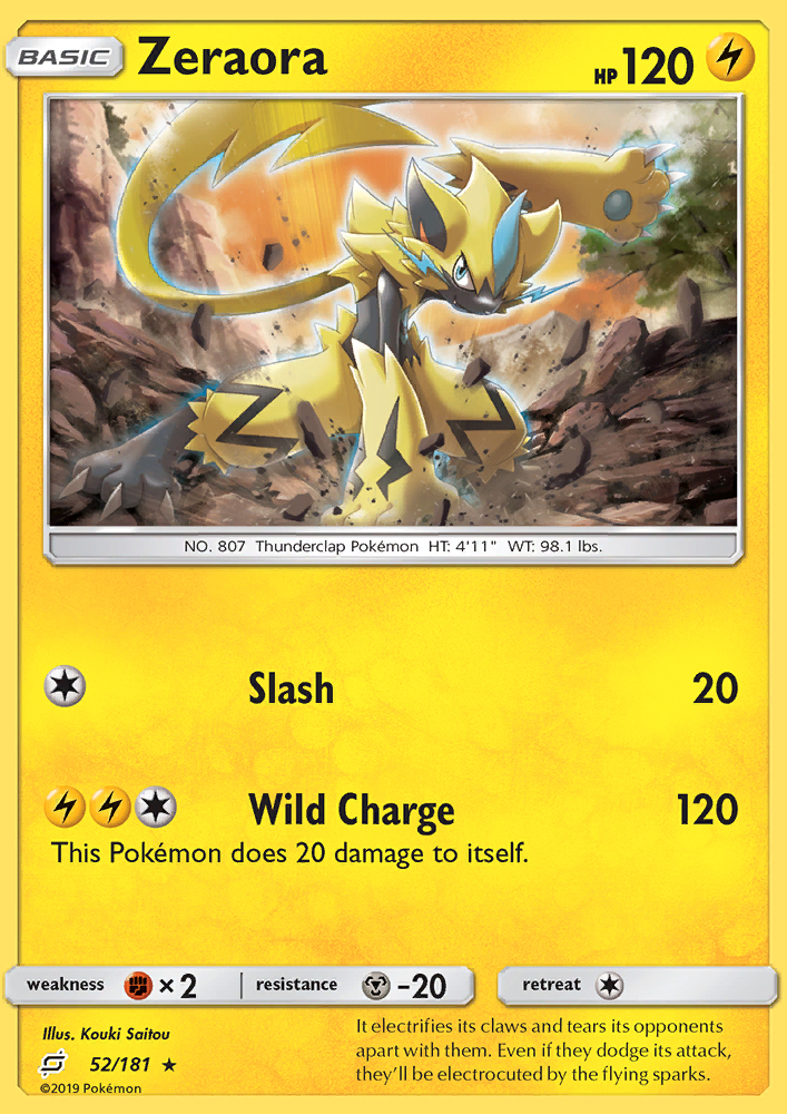 Zeraora - Pokémon TCG Card