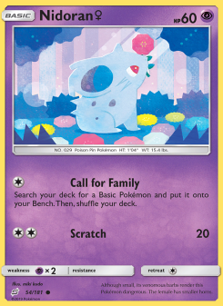 Nidoran♀ - pokemon TCG Card