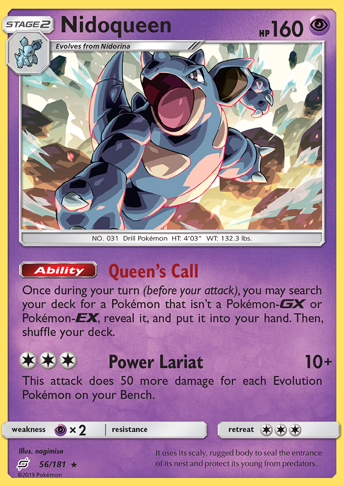 Nidoqueen - Pokémon TCG Card