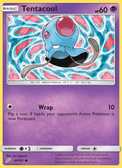 Tentacool - pokemon TCG Card