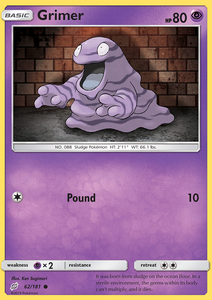 Grimer - Pokémon TCG Card