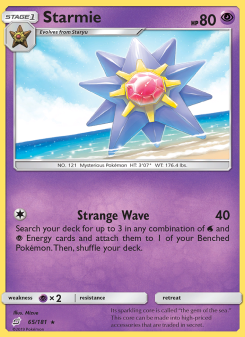 Starmie - pokemon TCG Card