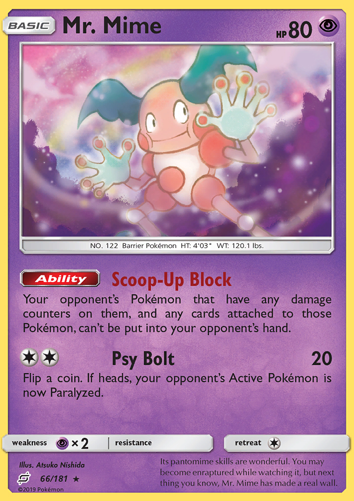 Mr. Mime - Pokémon TCG Card