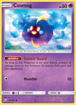 Cosmog - pokemon TCG Card