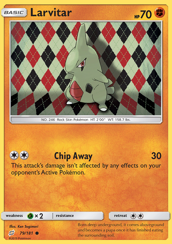 Larvitar - Pokémon TCG Card