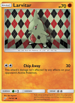 Larvitar - pokemon TCG Card