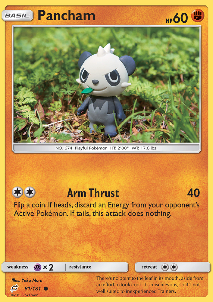 Pancham - Pokémon TCG Card