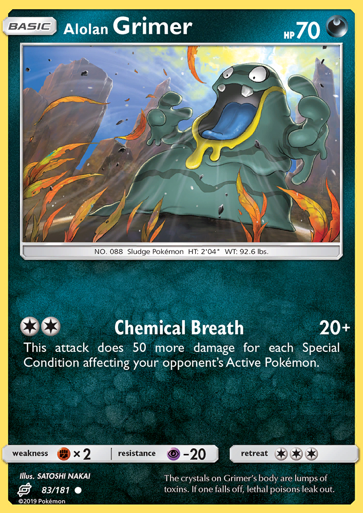 Alolan Grimer - Pokémon TCG Card