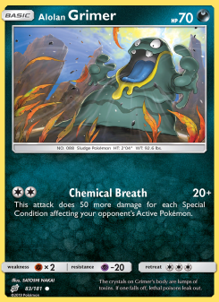Alolan Grimer - pokemon TCG Card
