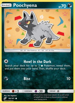 Poochyena - pokemon TCG Card