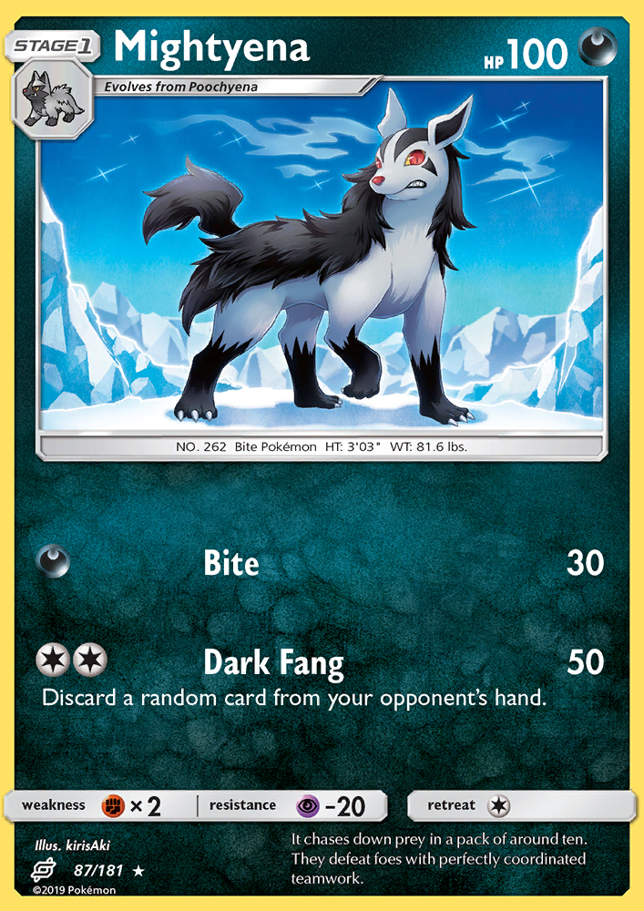 Mightyena - Pokémon TCG Card