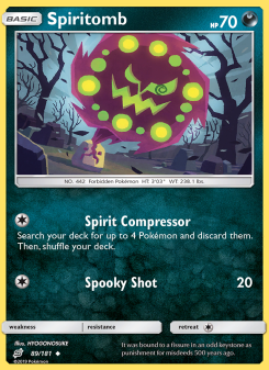 Spiritomb - pokemon TCG Card