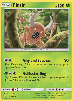 Pinsir - pokemon TCG Card