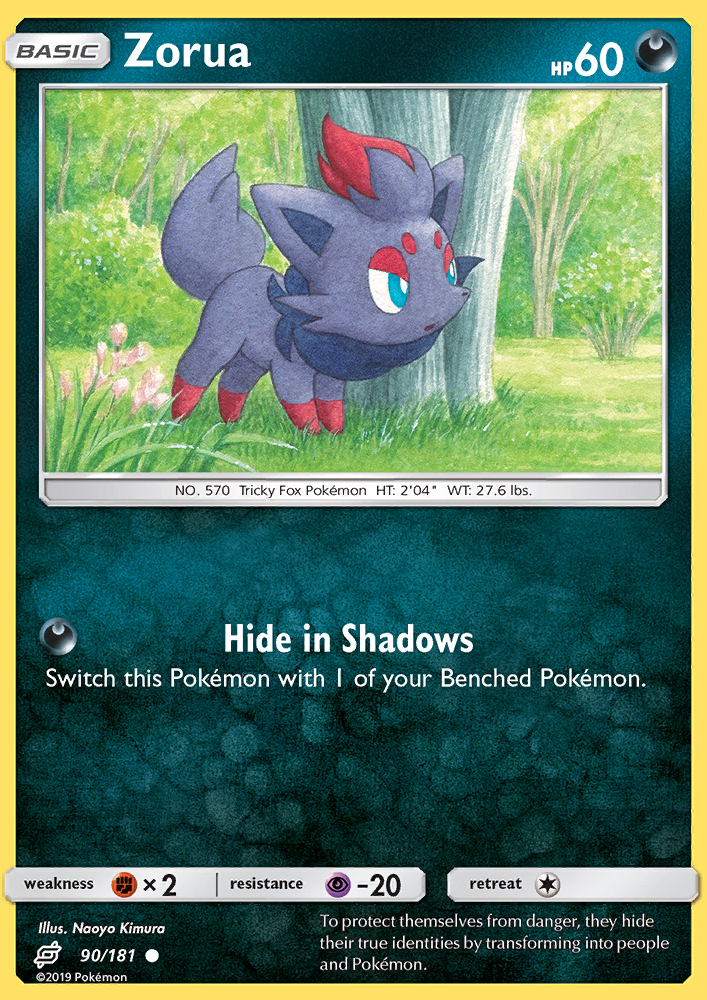 Zorua - Pokémon TCG Card