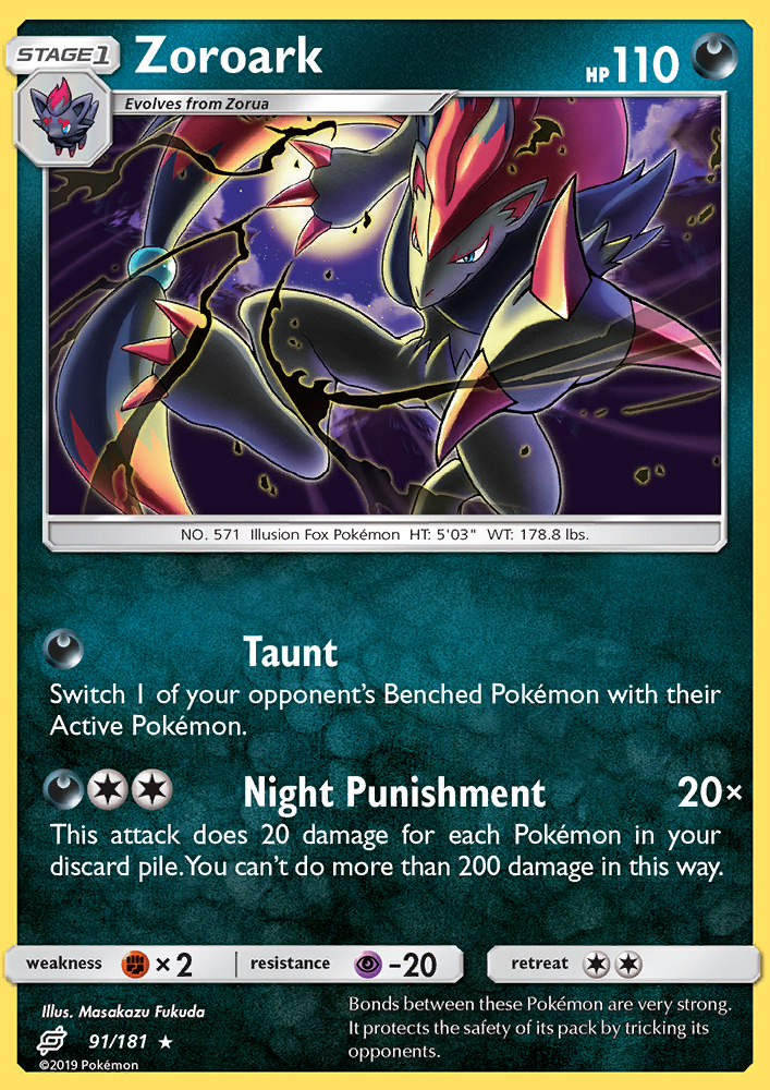 Zoroark - Pokémon TCG Card