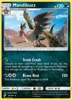 Mandibuzz - pokemon TCG Card