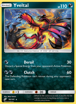 Yveltal - pokemon TCG Card
