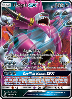 Hoopa GX - pokemon TCG Card