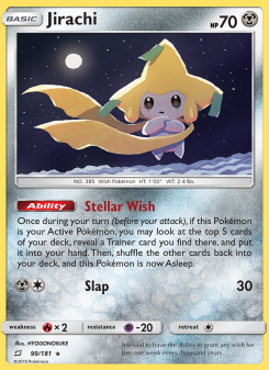 Jirachi - pokemon TCG Card