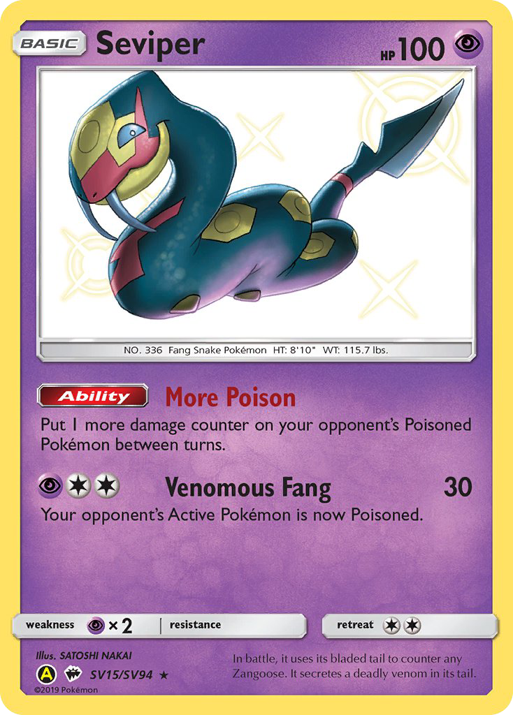 Seviper - Pokémon TCG Card