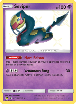 Seviper - pokemon TCG Card