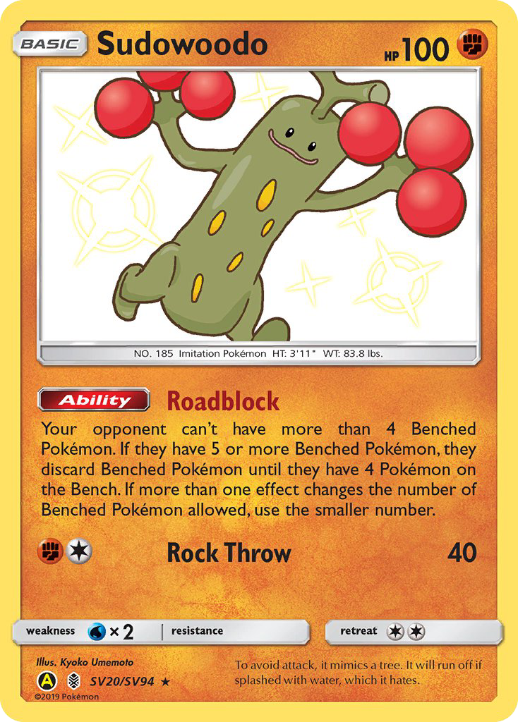Sudowoodo - Pokémon TCG Card