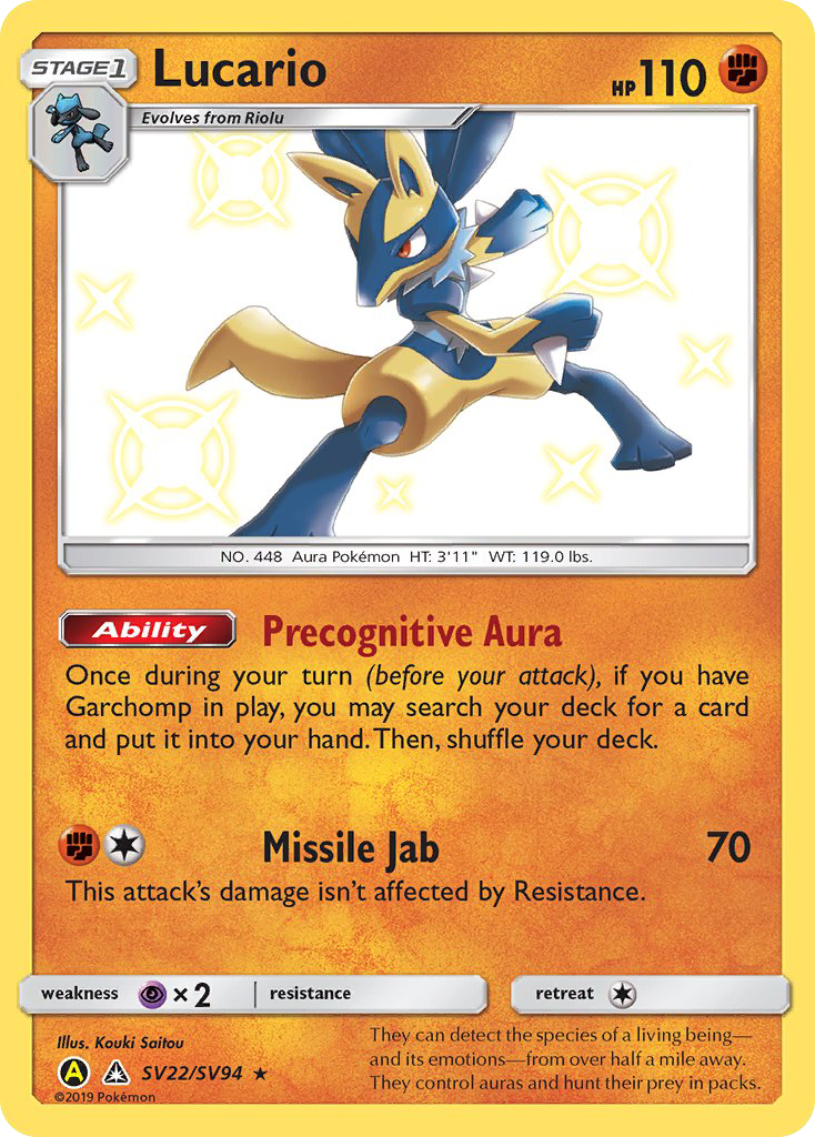 Lucario - Pokémon TCG Card