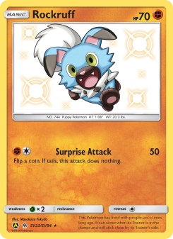 Rockruff - pokemon TCG Card